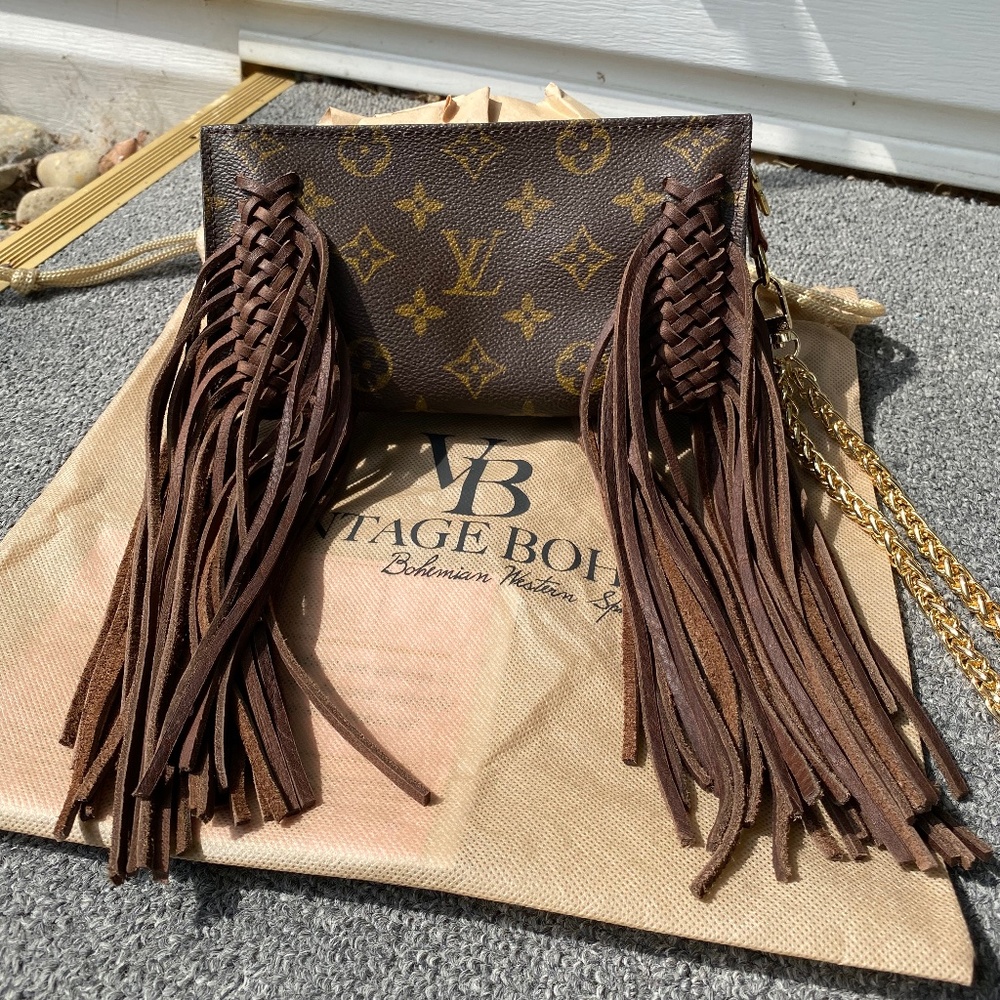 Louis Vuitton Wristlet Wallet Customized from VBB